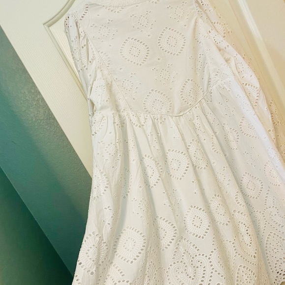 NWOT Spell & the Gypsy Collective White Dylan Smock Dress - Picture 12 of 17